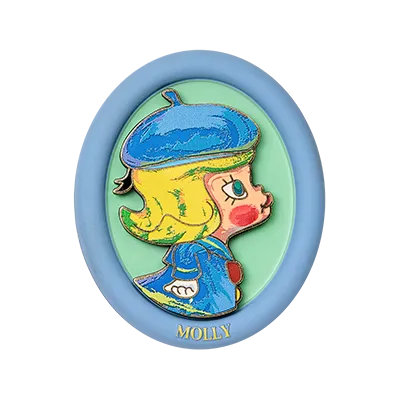 MOLLY Anniversary Statues Classical Retro 2 Series Molly D Salute to the Childhood Classic fridge magnet collectible