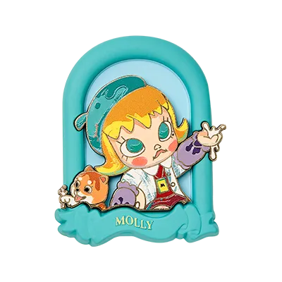 MOLLY Anniversary Statues Classical Retro 2 Series “You Are Not Alone Rebirth 2006” Original Version fridge magnet collectible