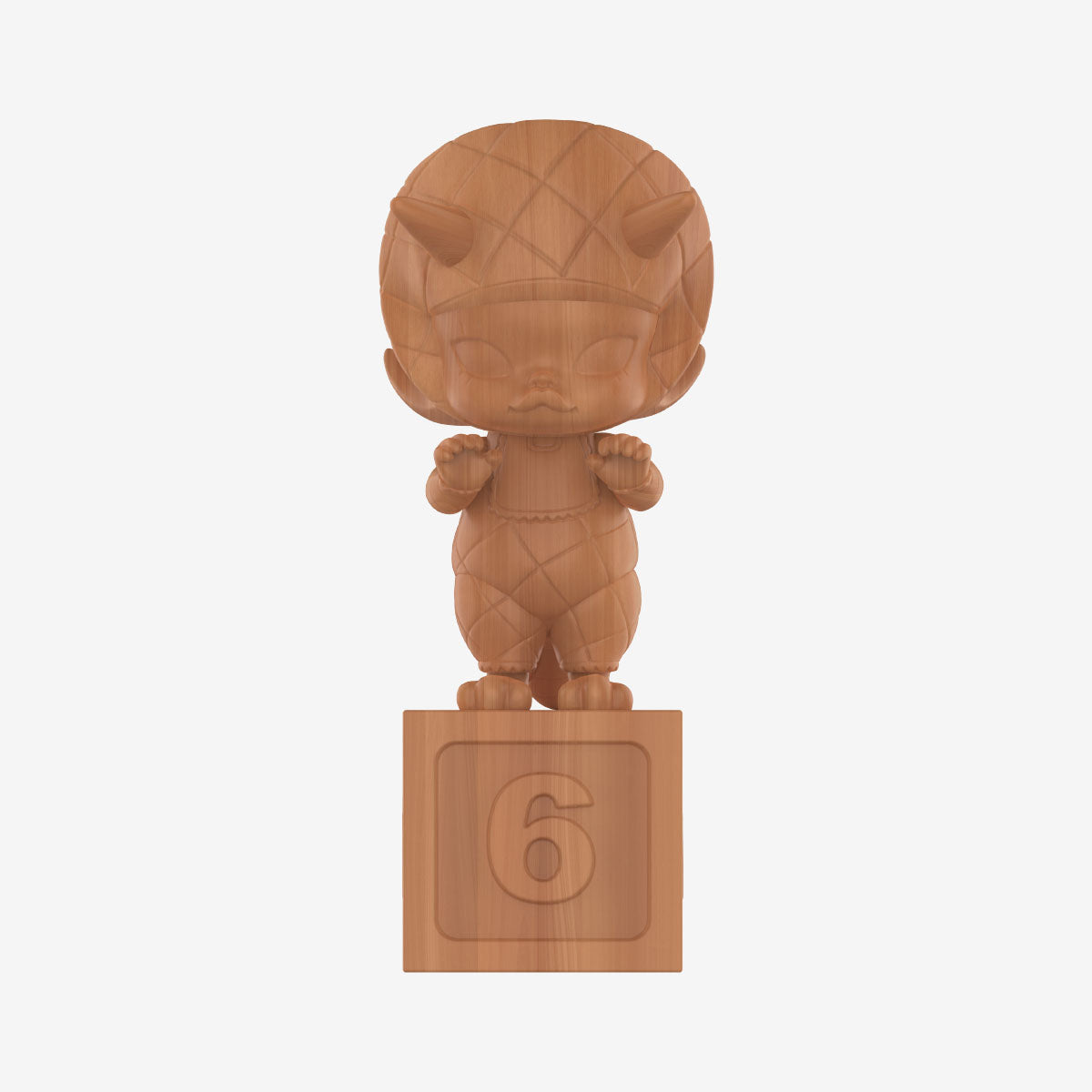 MOLLY Anniversary Statues Classical Retro Series – Dino Molly wooden version