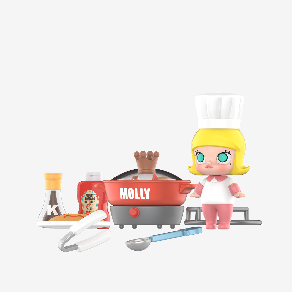 MOLLY Cooking Series – Molly cooking with hot steam in the kitchen