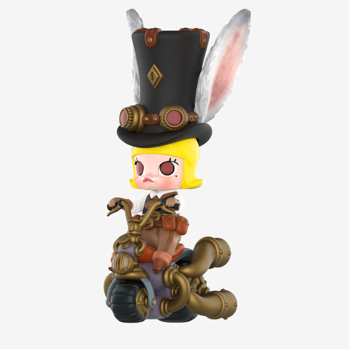 MOLLY Steam Punk Animal Bike Series – Rabbit Boy with steampunk bike