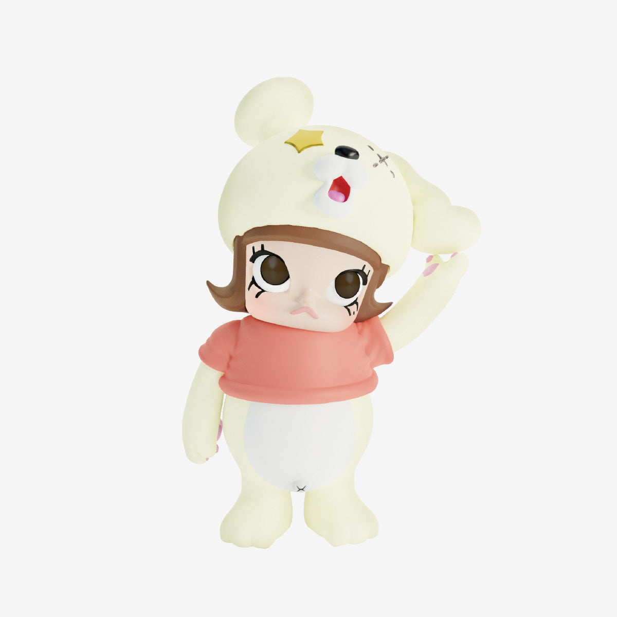 MOLLY × INSTINCTOY Erosion MOLLY Costume figure – Snowy Molly luminous edition