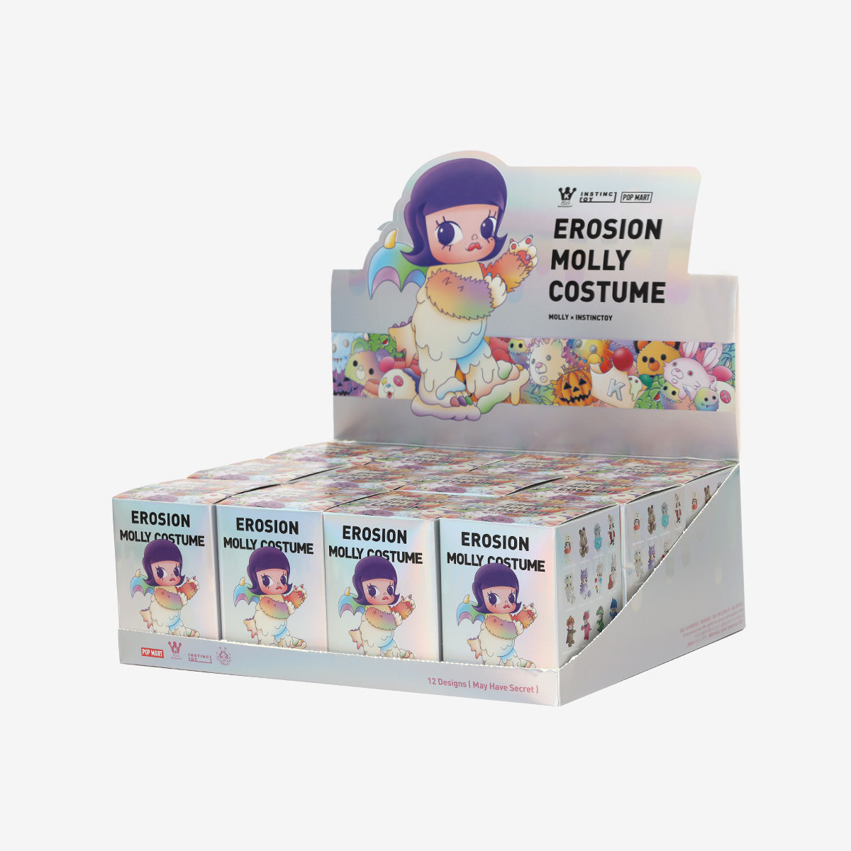 Complete set of MOLLY × INSTINCTOY Erosion MOLLY Costume Series figures