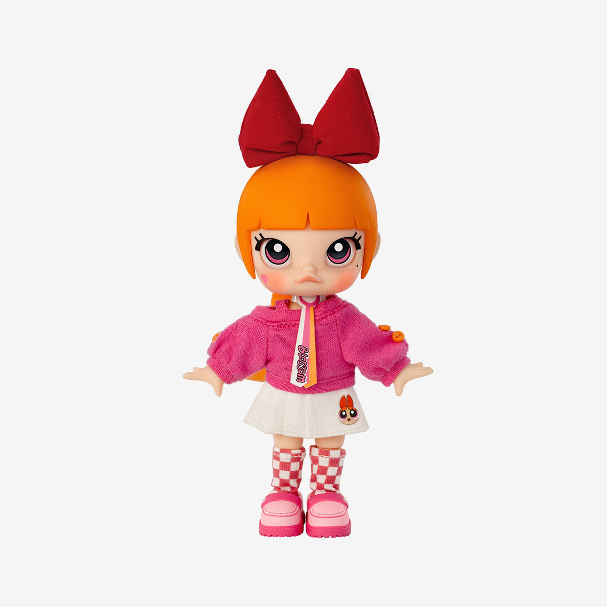 MOLLY × The Powerpuff Girls action figure – Blossom front view
