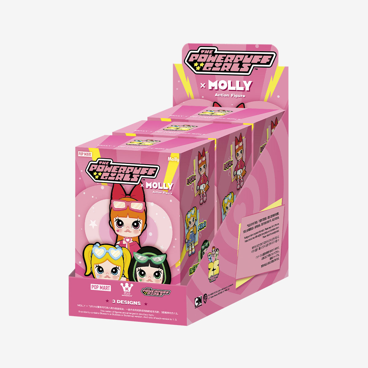 Complete set of MOLLY × The Powerpuff Girls action figures