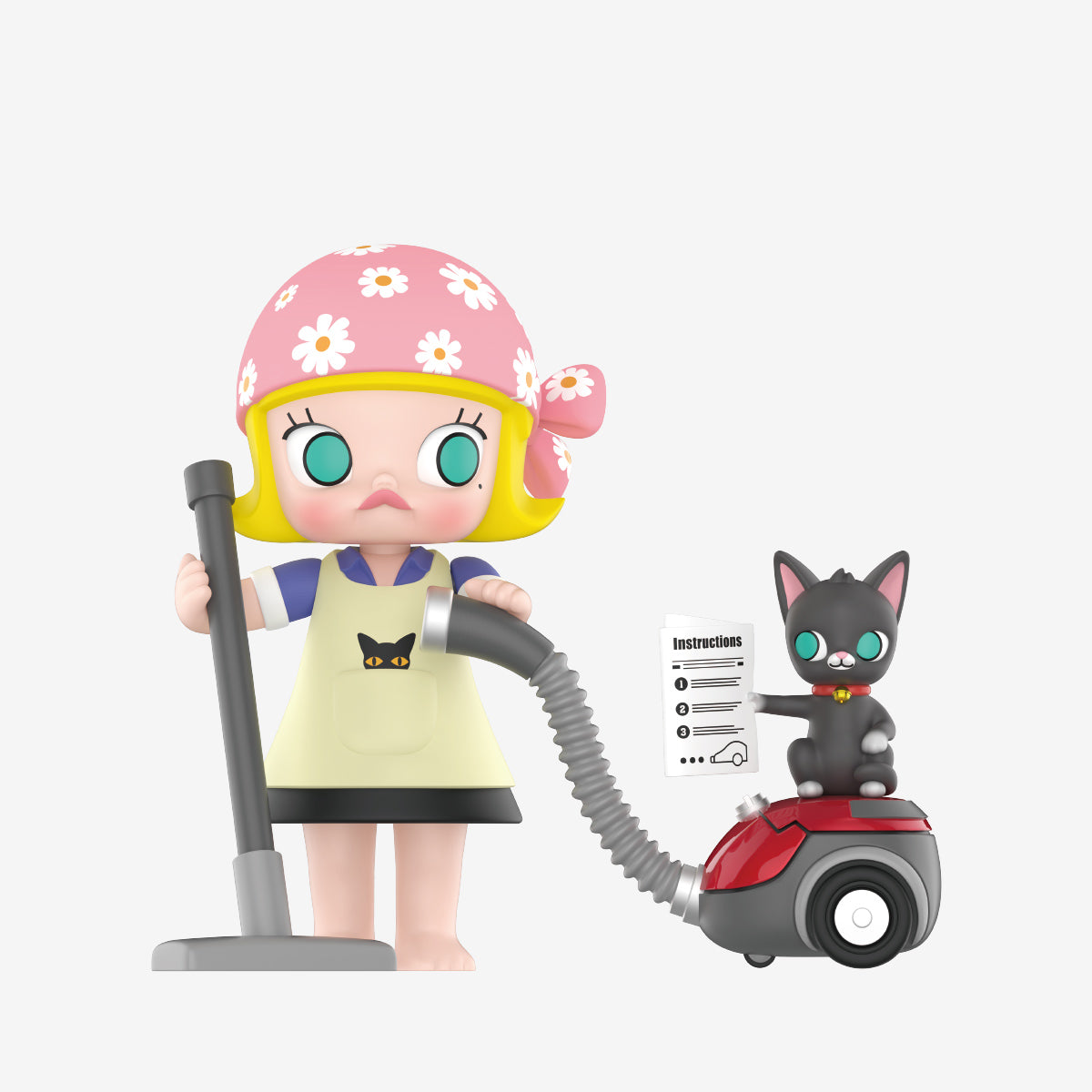 POP MART MOLLY Maid for a Day figure from A Boring Day with MOLLY Series