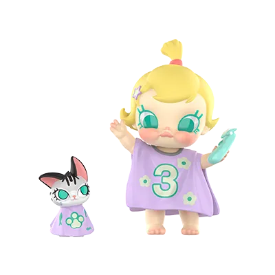 POP MART Baby Molly & Baby Tabby Series – I Am Your Barber figure
