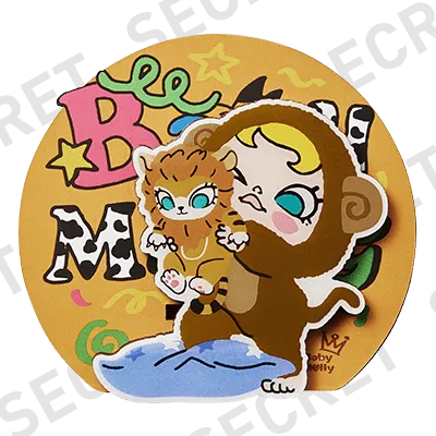 POP MART Baby Molly & Baby Tabby fridge magnet – The New King secret edition design