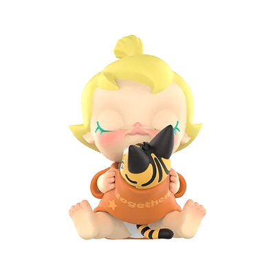 POP MART Baby Molly My Huggable Discovery Series – A Forced Hug figure