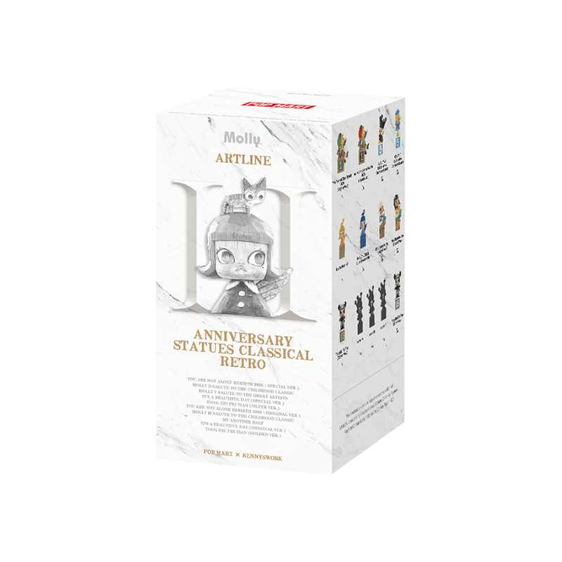 MOLLY Anniversary Statues Classical Retro 2 Series collectible mini blind box