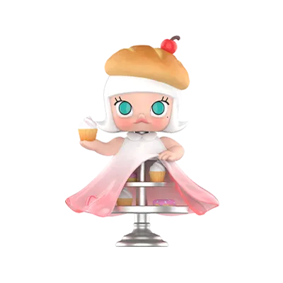 POP MART MOLLY Carb-Lover Series Afternoon Tea figure with pastry theme