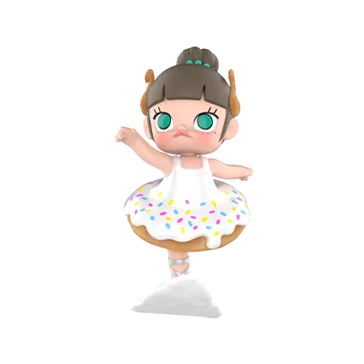 POP MART MOLLY Carb-Lover Series Sweet Ballet themed collectible