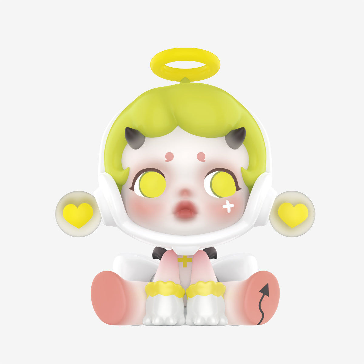 Pop Mart SKULLPANDA Ancient Castle Series Fake Angel figure