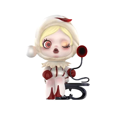 Pop Mart SKULLPANDA Image of Reality Series The Duality (White) figure