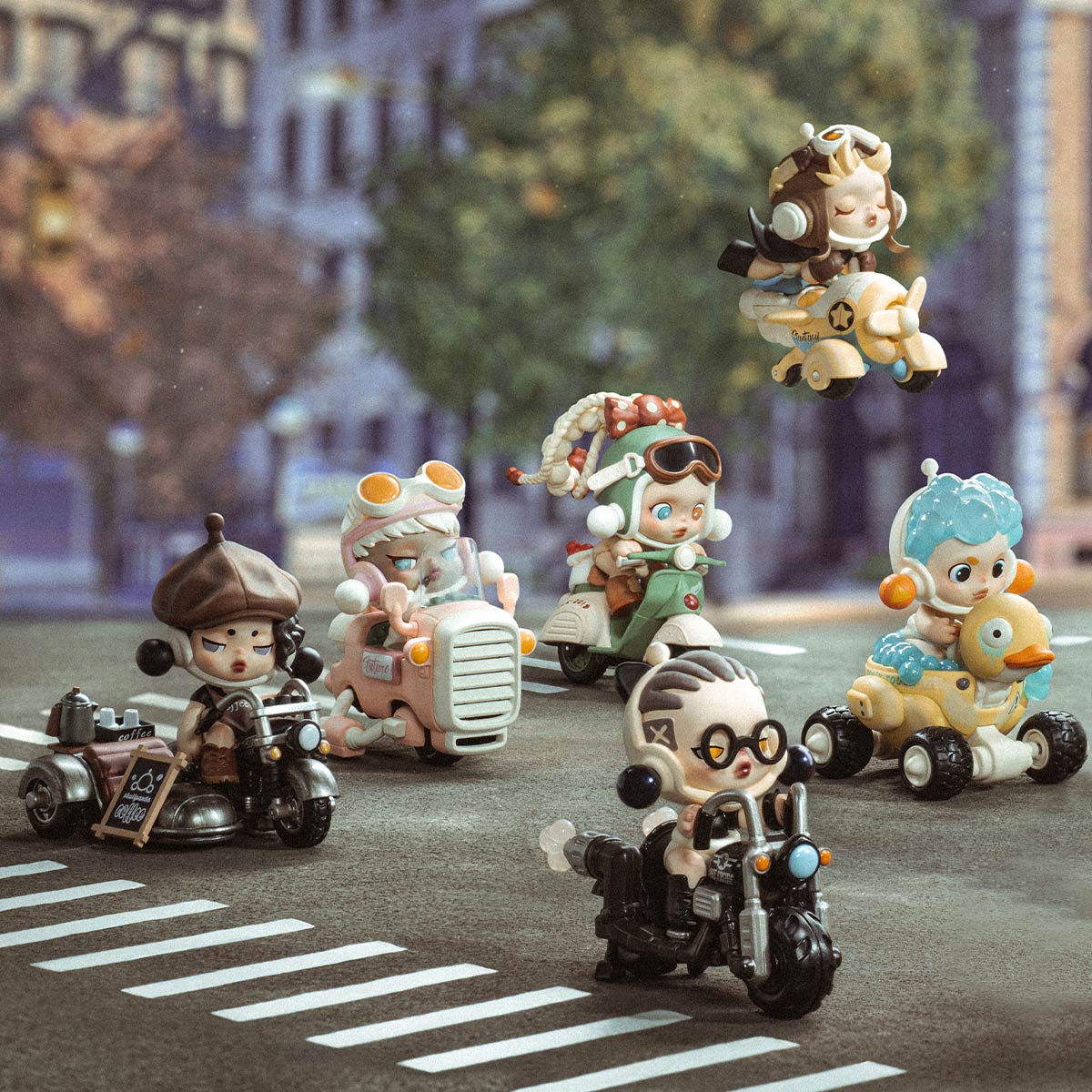 Pop Mart SKULLPANDA Laid Back Tomorrow Series all characters lineup
