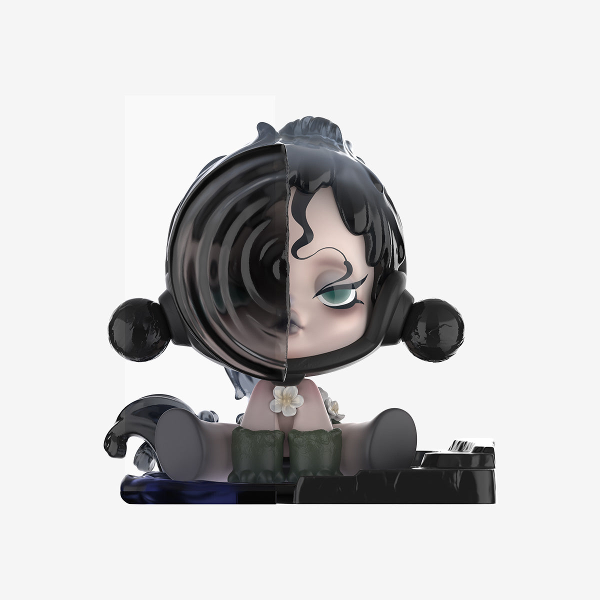 Pop Mart SKULLPANDA The Ink Plum Blossom Series The Courtyard figure