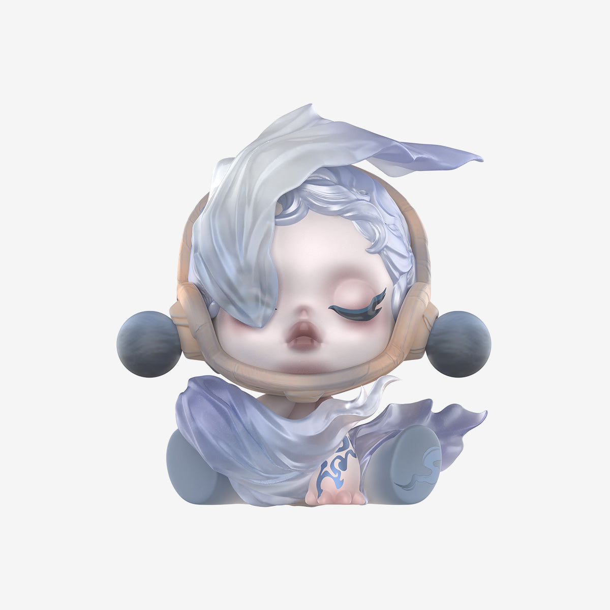 Pop Mart SKULLPANDA The Ink Plum Blossom Series The Wind figure