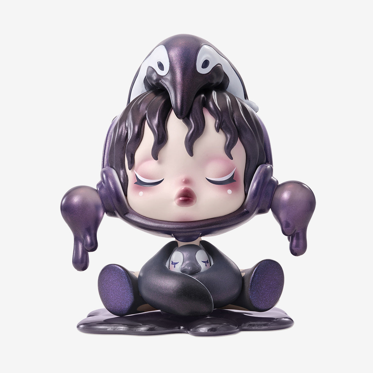 Pop Mart SKULLPANDA The Mare of Animals Series The Penguin figure