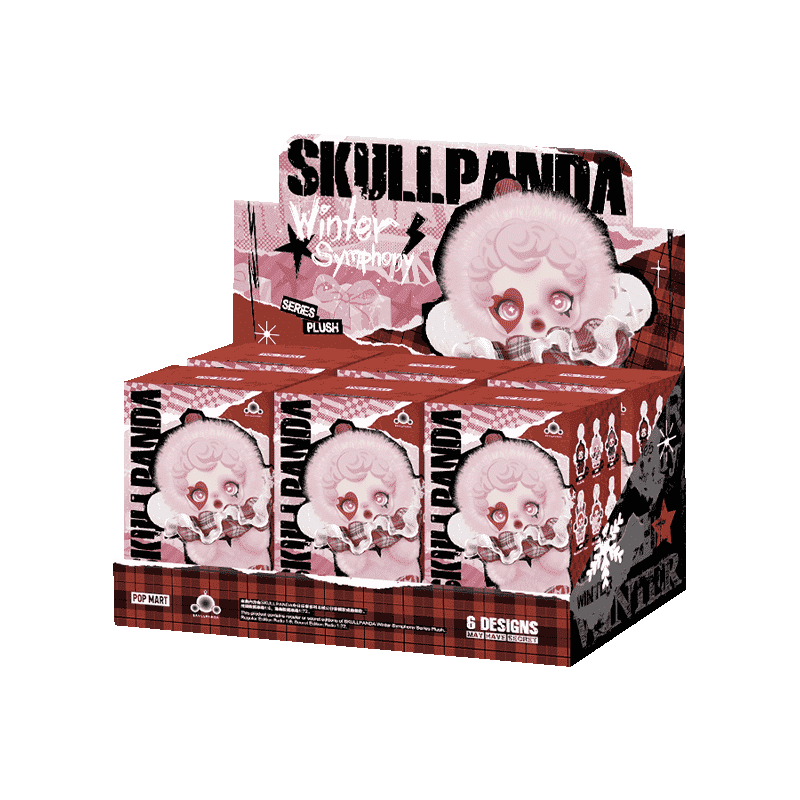 Pop Mart SKULLPANDA Winter Symphony Series Plush whole set