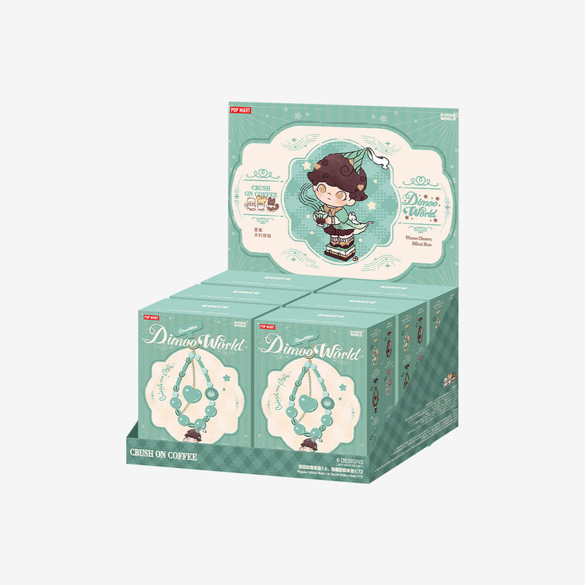 DIMOO Crush on Coffee Series-Phone Charm Blind Box