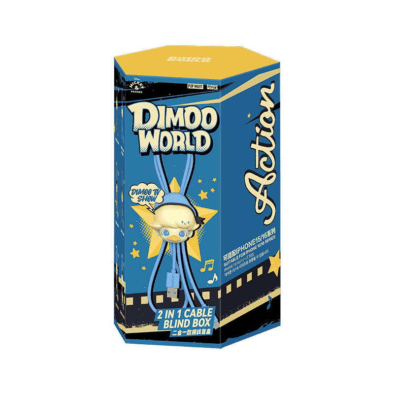 DIMOO WORLD × DISNEY Series-2 in 1 Cable Blind Box