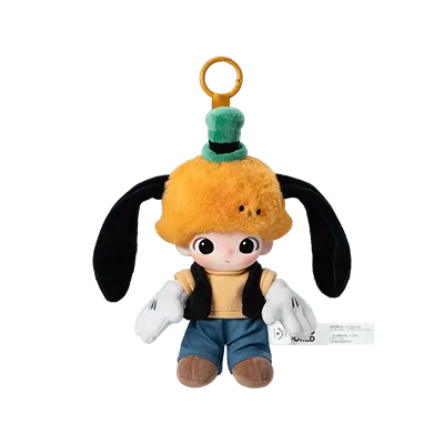 DIMOO WORLD × DISNEY Series Vinyl Plush Keychain Goofy’s Prank