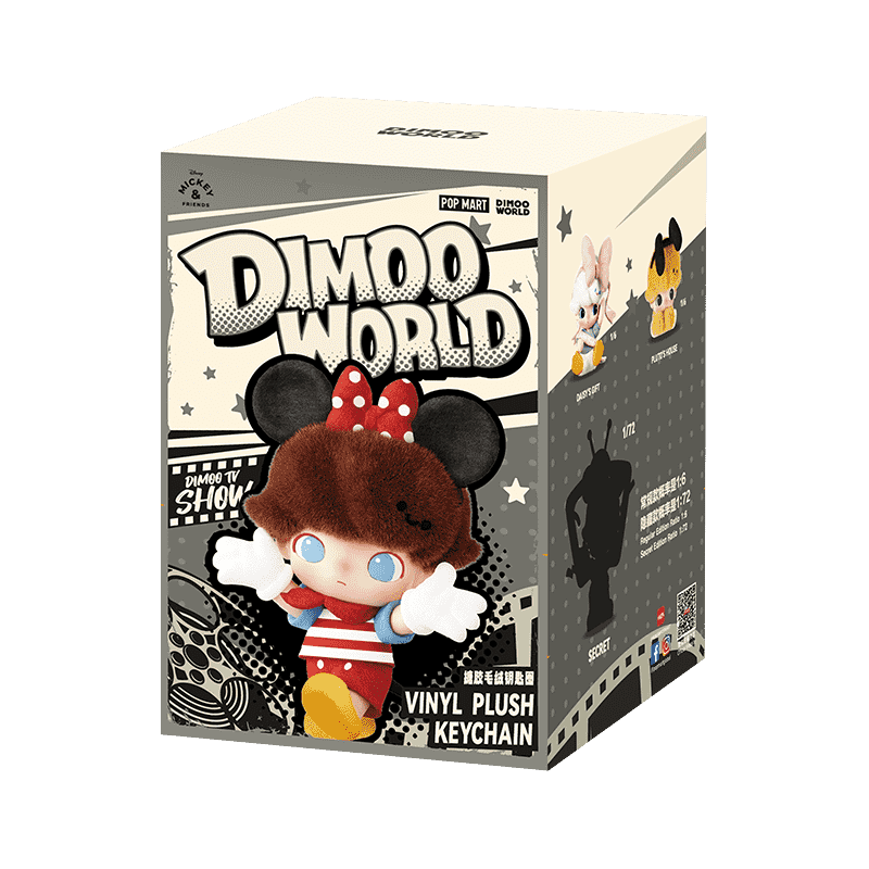 DIMOO WORLD × DISNEY Series Vinyl Plush Keychain Single Blind Box