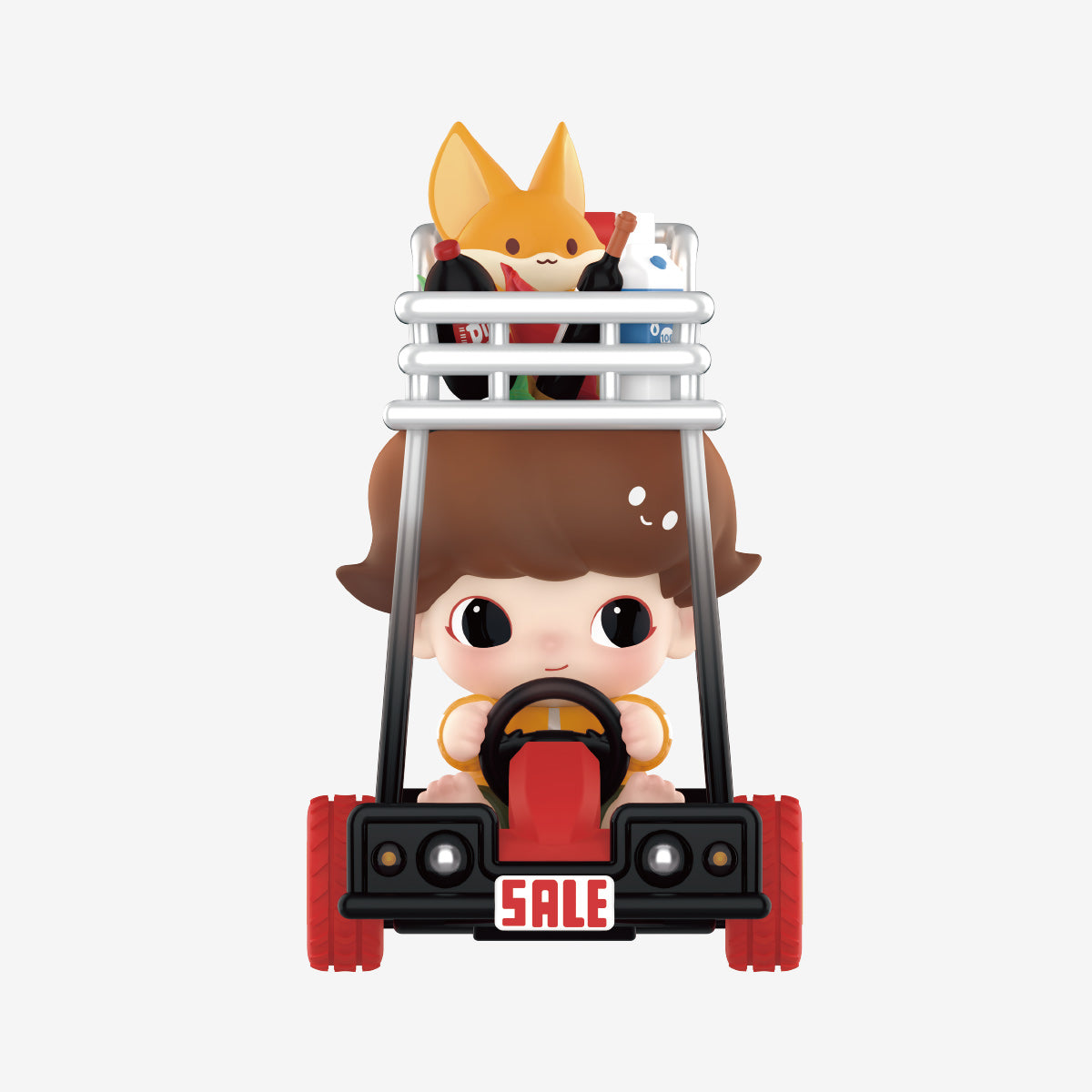 DIMOO Where We Go Series Shopping Cart Figure