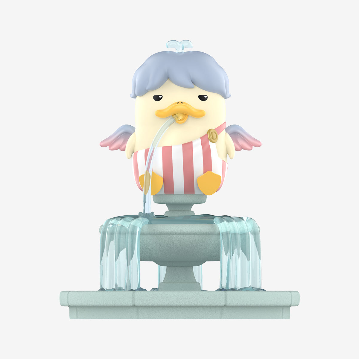 Front view of Pop Mart DUCKOO FOUNTAIN Comic Con Limited Figure