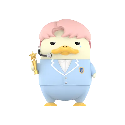 DUCKOO Music Festival K-POP figure inspired by Korean pop idol look