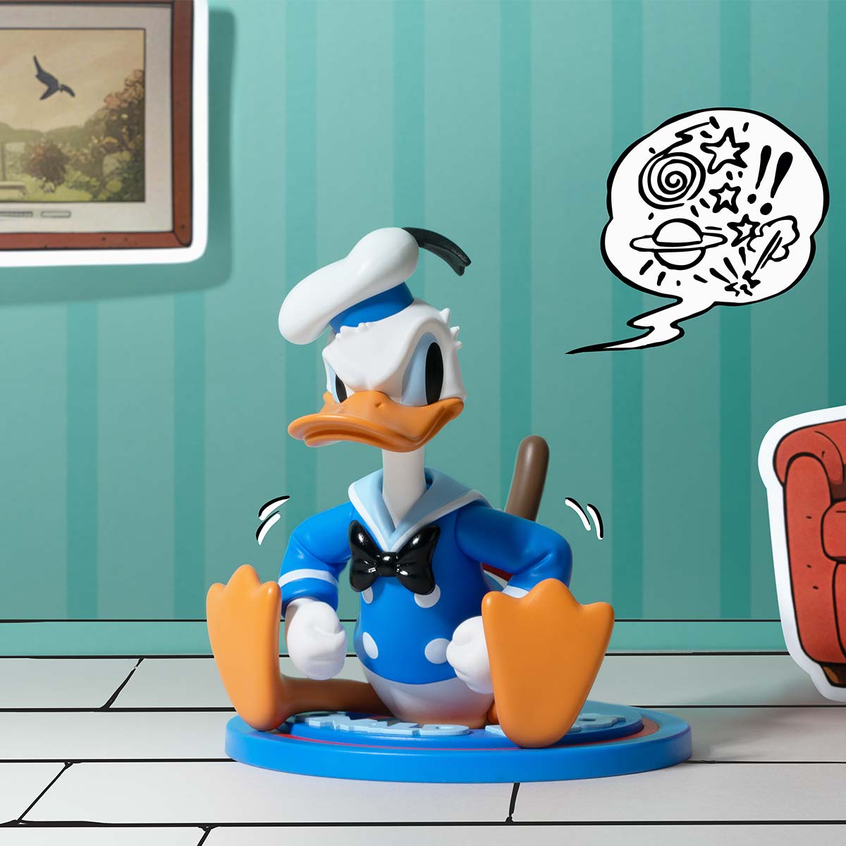 Disney Donald Duck 1936 Moving Day anniversary collectible figure