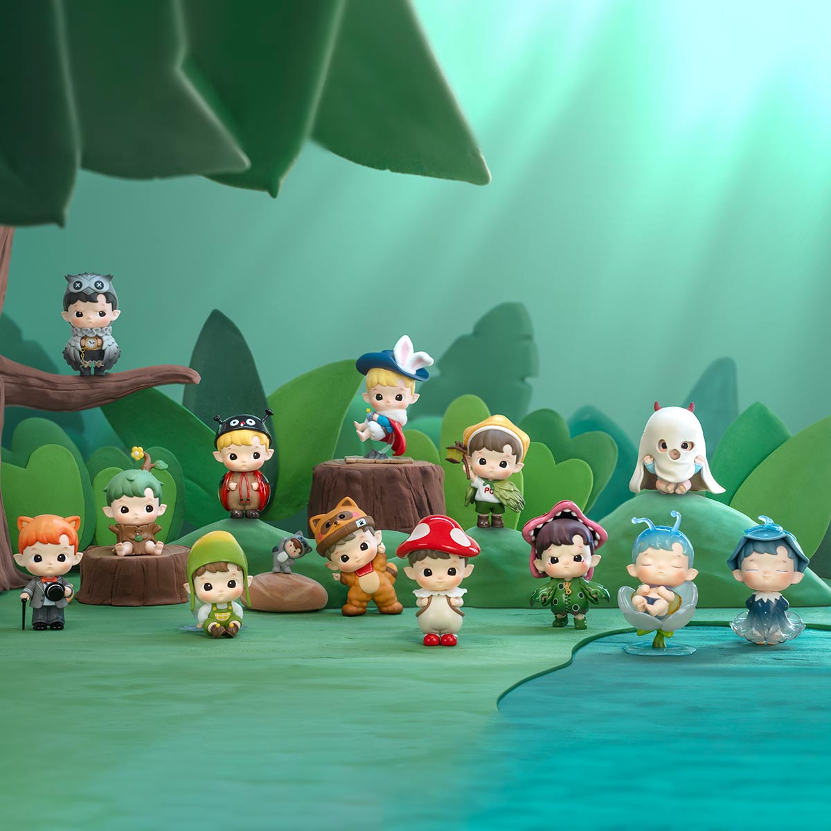 HACIPUPU Adventures In The Woods Series Figures