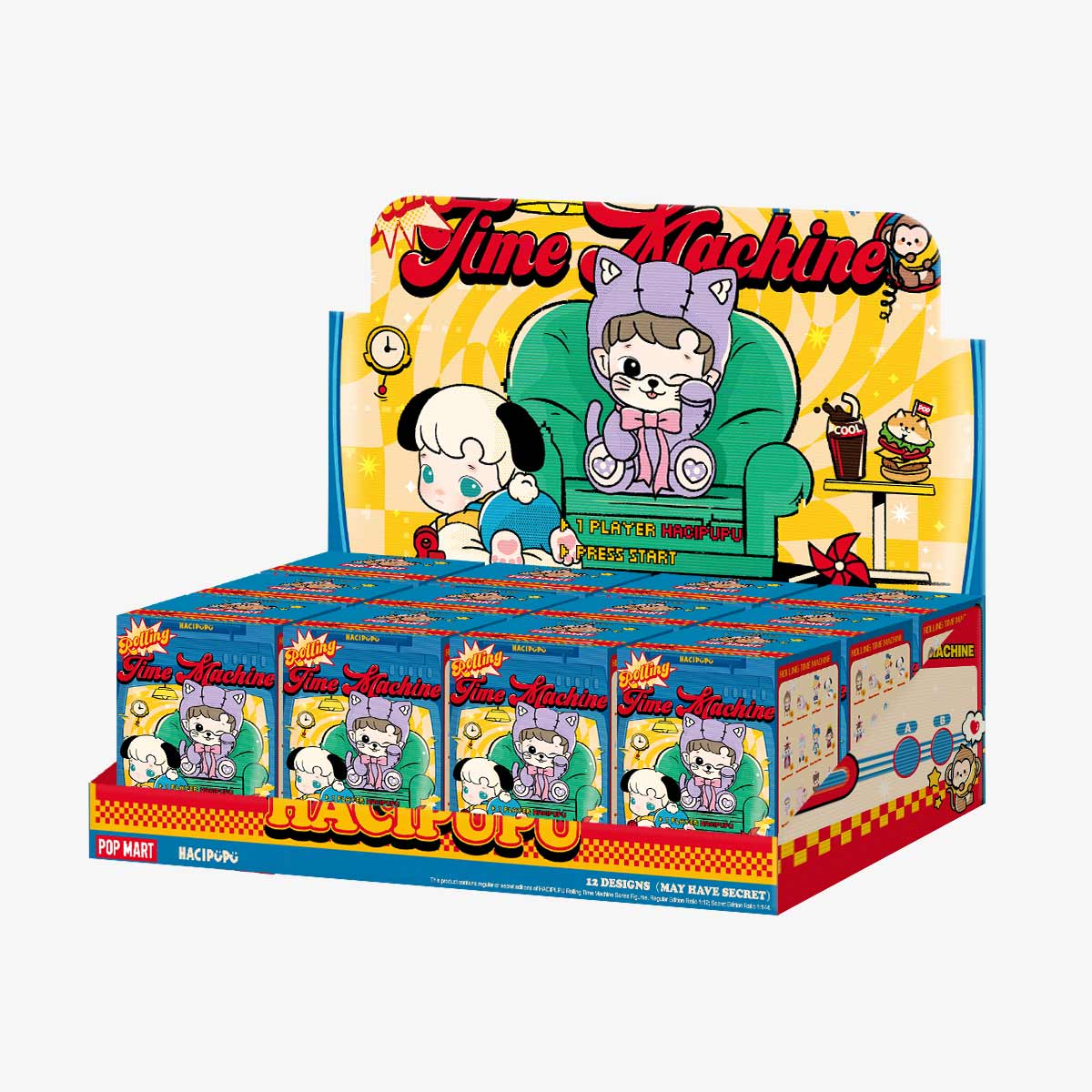HACIPUPU Rolling Time Machine Series Figures