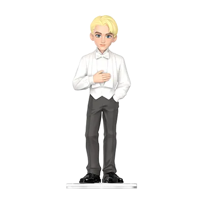 Draco Malfoy Yule Ball figure from Pop Mart Goblet of Fire Series