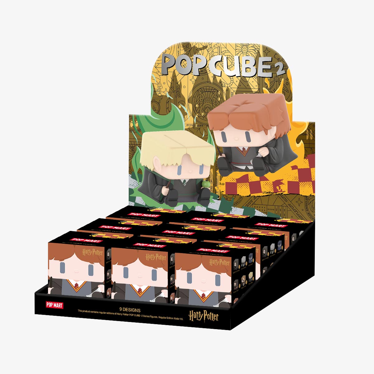 Complete Pop Mart Harry Potter POP CUBE-2 Series collectible figure set