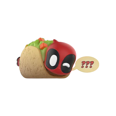 Marvel Deadpool Taco collectible toy figure