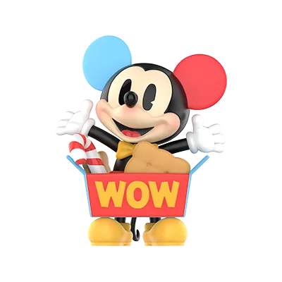 Disney Mickey Childhood of Boundless Imagination Snack Bucket Mickey figure