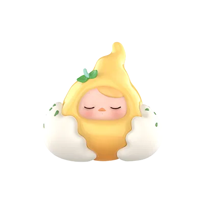 PUCKY Egg Beanie Series Figures