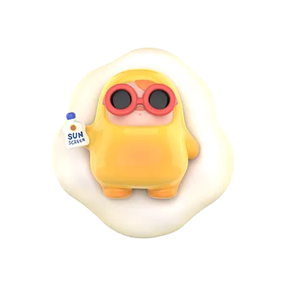 PUCKY Egg Beanie Series Figures