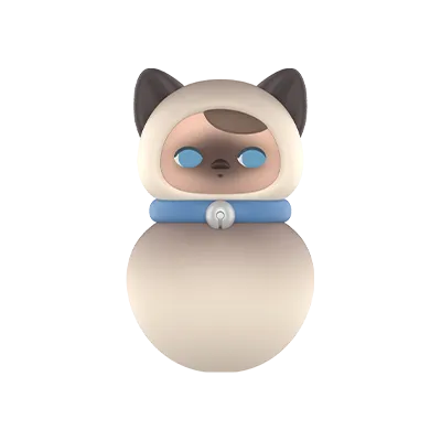 PUCKY Roly-Poly Kitty Series Figures