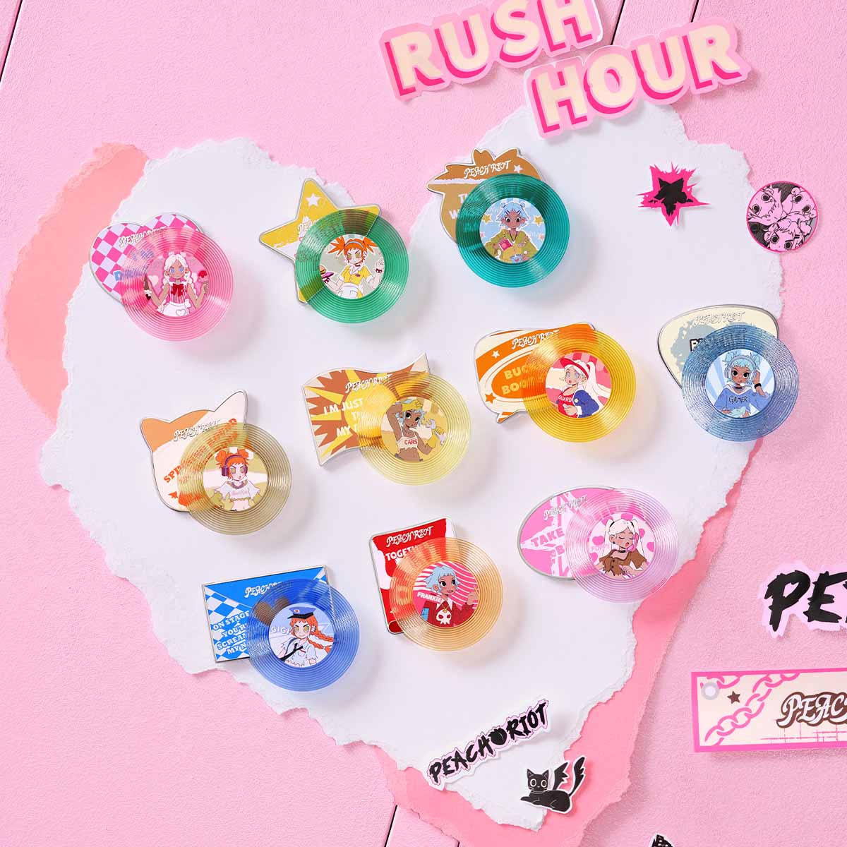 Peach Riot Rush Hour Series-Fridge Magnet Blind Box