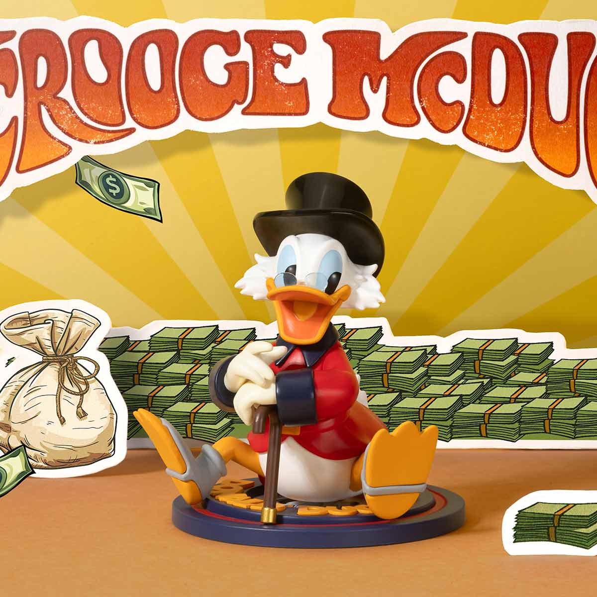 Disney Scrooge McDuck 1967 Scrooge McDuck and Money collectible figure