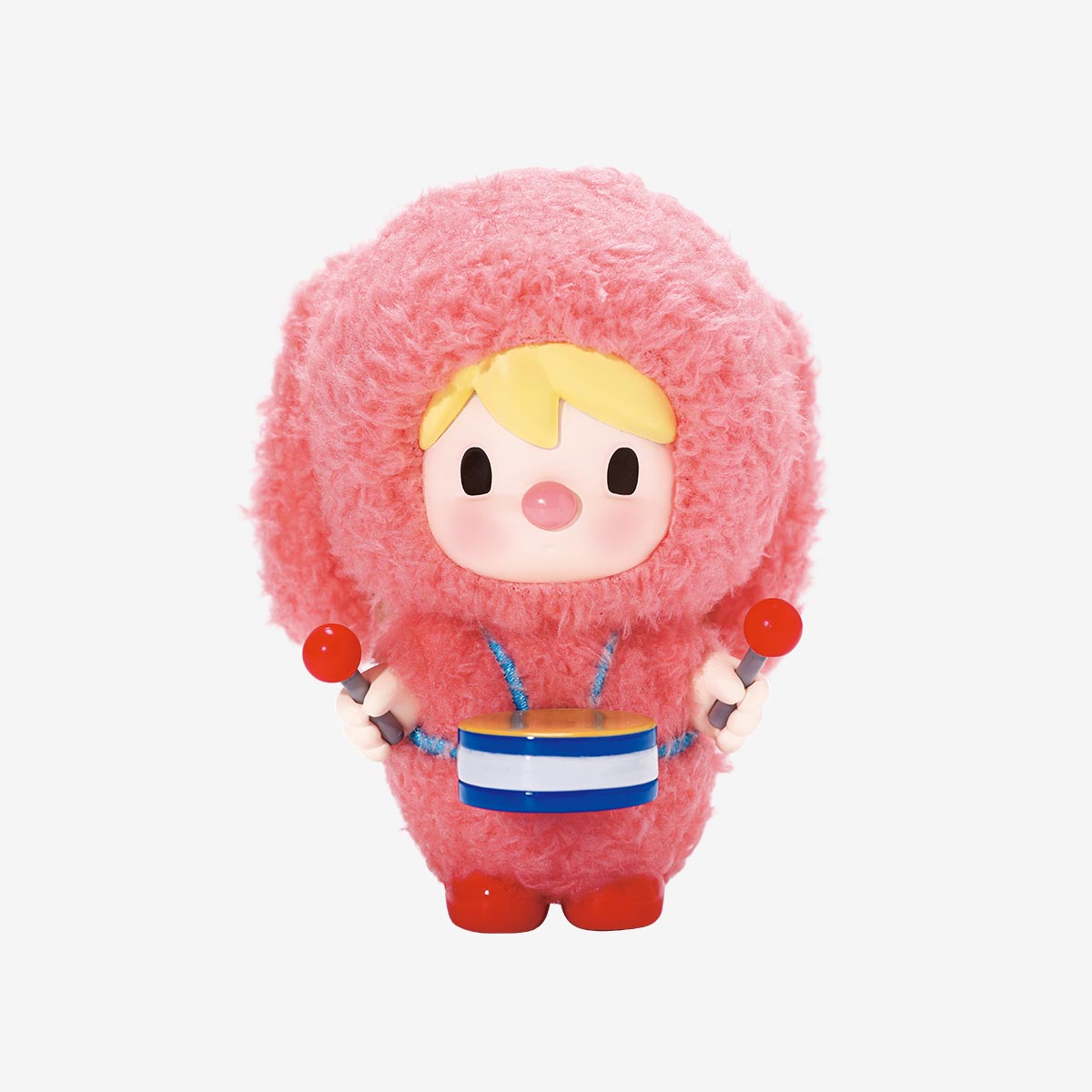 Sweet Bean rabbit drummer figure from Animals' Play Series