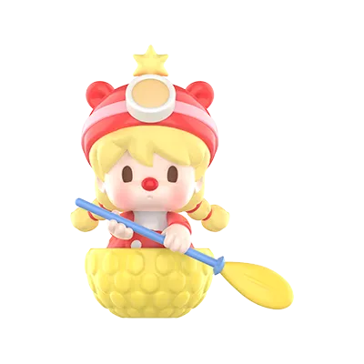 Sweet Bean Rowing Pineapple figure from Fruit World Adventure Series