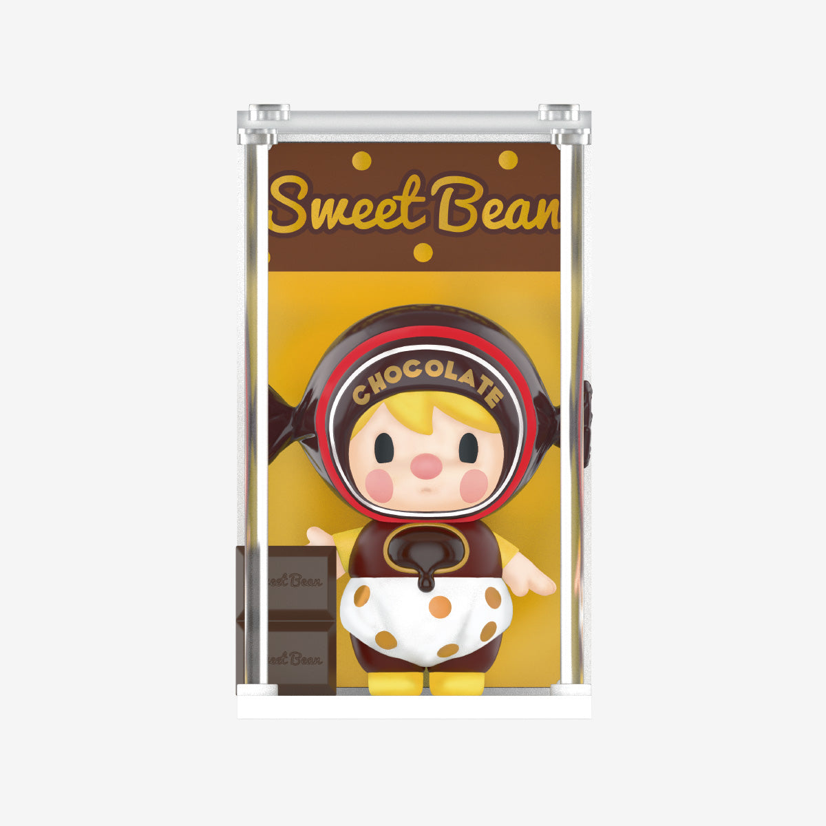 Sweet Bean figure with chocolate snack from Supermarket Series 2