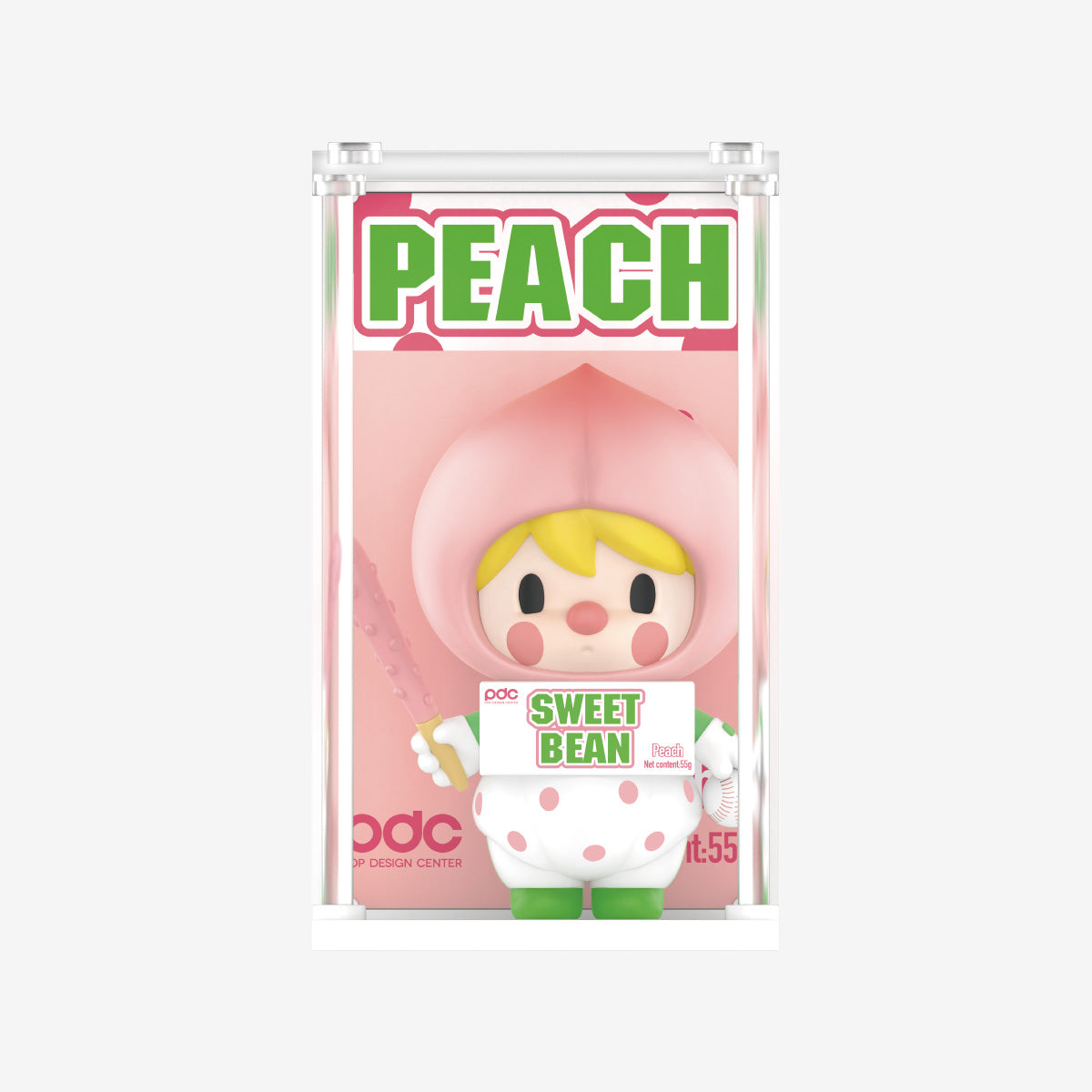 Sweet Bean figure with peach biscuit stick snack from Supermarket Series 2