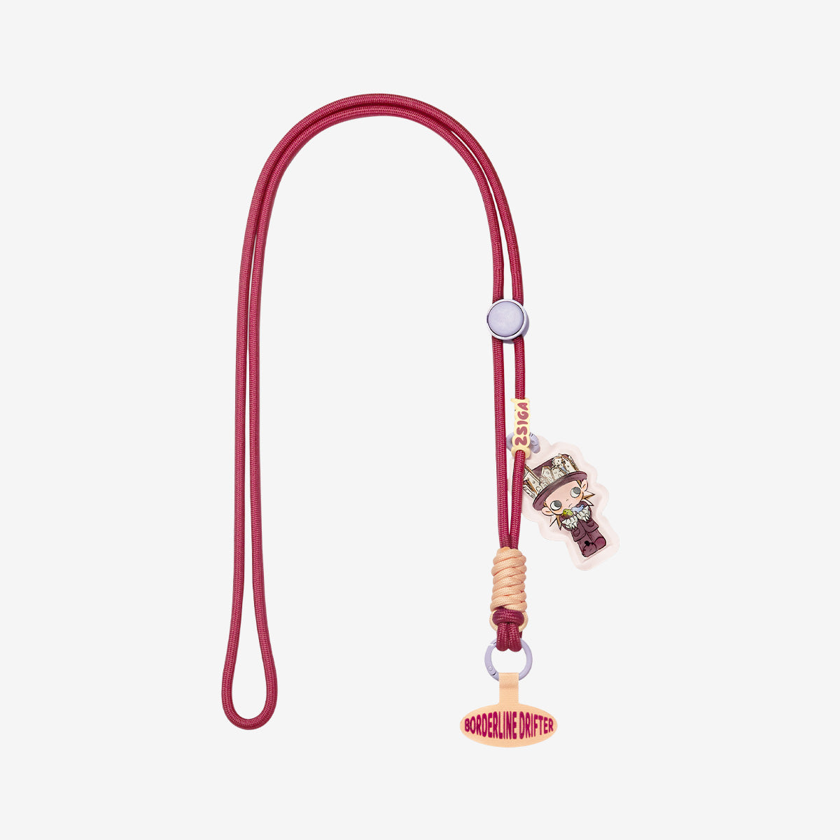 Zsiga Borderline Drifter Series The City Head Phone Charm