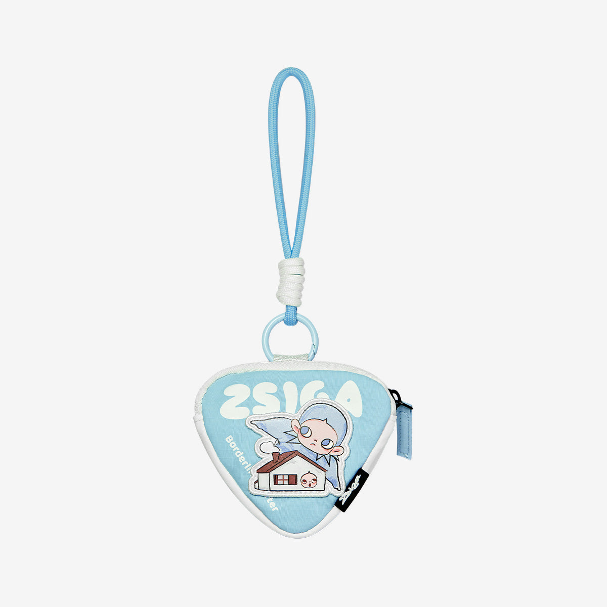 Zsiga Borderline Drifter Series Triangular Bag Bird Above the Rooftop