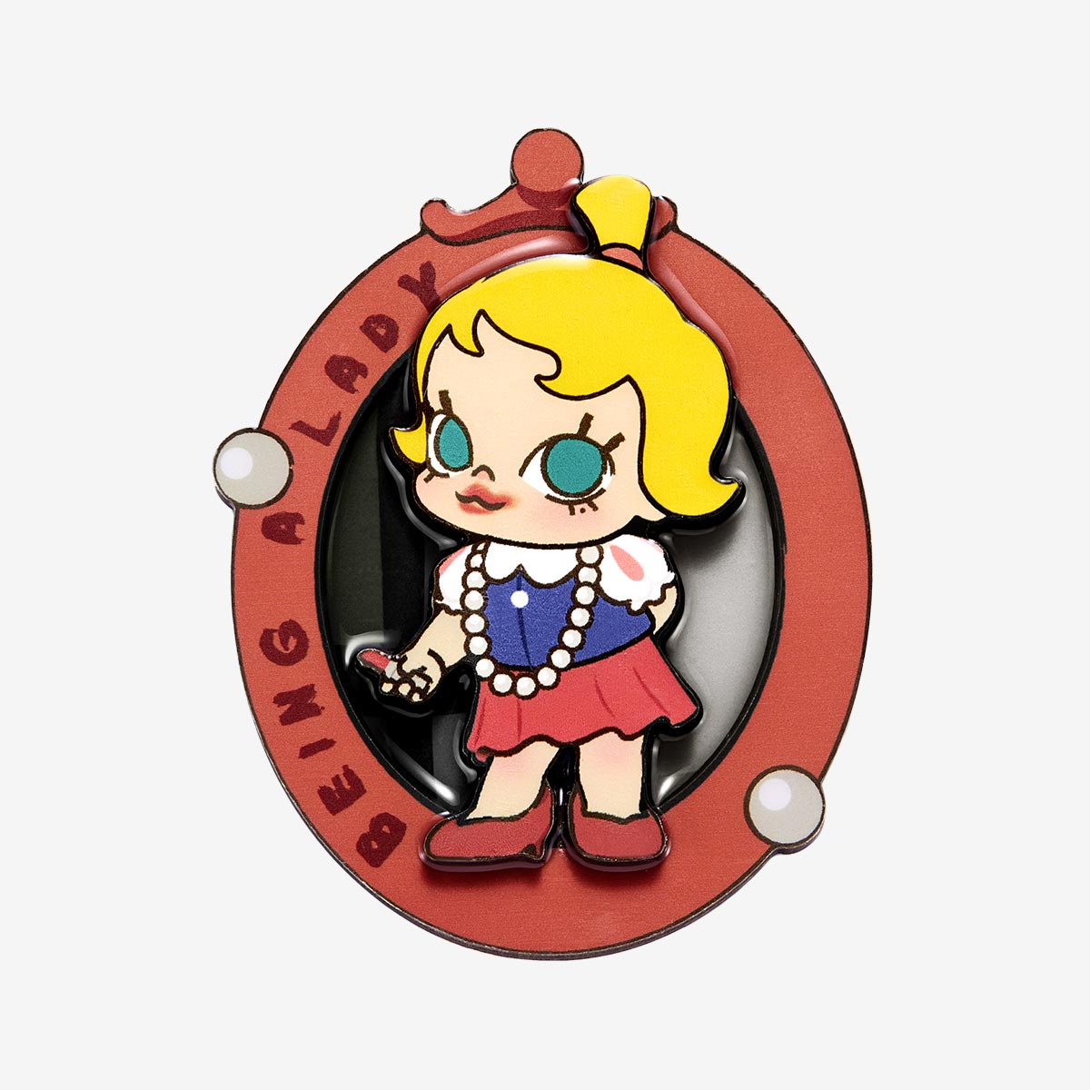 Baby Molly When I Was Three! Series fridge magnet – Being a Lady edition