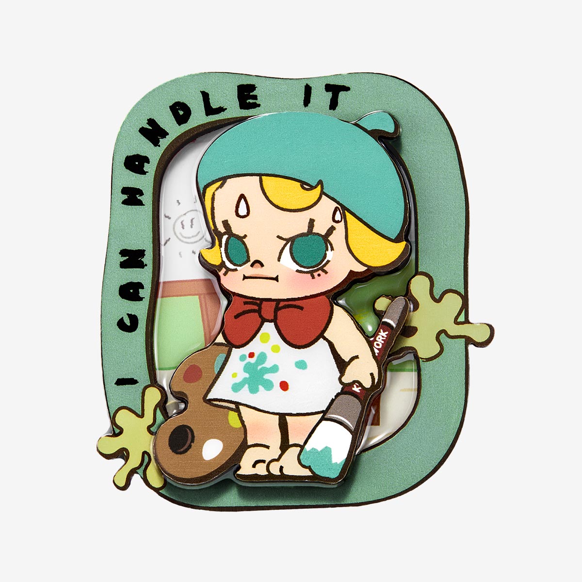 Baby Molly When I Was Three! Series fridge magnet – I Can Handle It edition